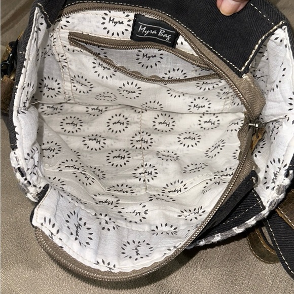 Myra Bag Elfin Shoulder Purse Up-Cycled Crossbody - Picture 5 of 6